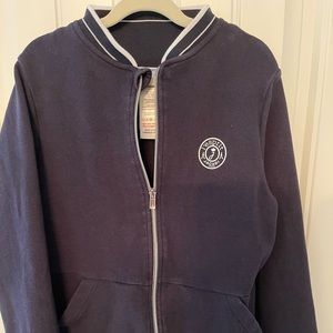 Jacadi Navy sweater/zip up youth 12